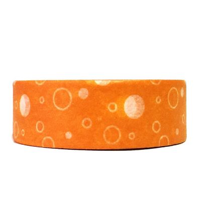 Wrapables Decorative Washi Masking Tape, Orange Soda Image 1