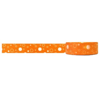 Wrapables Decorative Washi Masking Tape, Orange Soda Image 1
