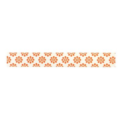 Wrapables Decorative Washi Masking Tape, Orange Space Jellies Image 1
