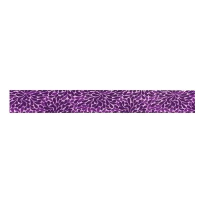 Wrapables Decorative Washi Masking Tape, Purple Petals Image 1