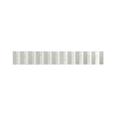 Wrapables Decorative Washi Masking Tape, Short Silver Image 1