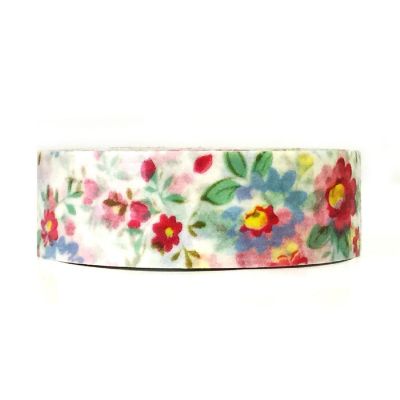 Wrapables Decorative Washi Masking Tape, Spring Bouquet Image 1