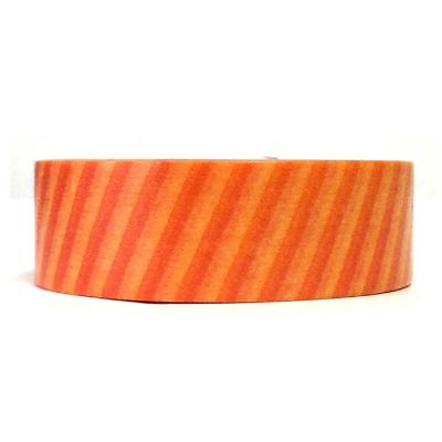 Wrapables Decorative Washi Masking Tape, Tangerine Popsicle Image 1