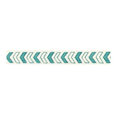 Wrapables Decorative Washi Masking Tape, This Way Blue Image 1