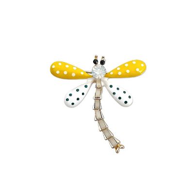 Wrapables Dragonfly Enamel Brooch Pin Image 1