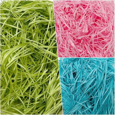 Wrapables Easter Grass Package Filler, Shredded Paper for Gift Wrapping, Basket Filling, Packing (Set of 3) Image 1