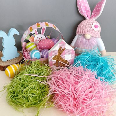 Wrapables Easter Grass Package Filler, Shredded Paper for Gift Wrapping, Basket Filling, Packing (Set of 3) Image 1