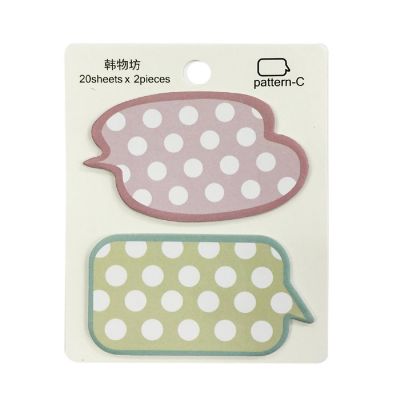 Wrapables Exclamation Bubble Memo Sticky Notes (Set of 2), Exclamation and Dot Image 2