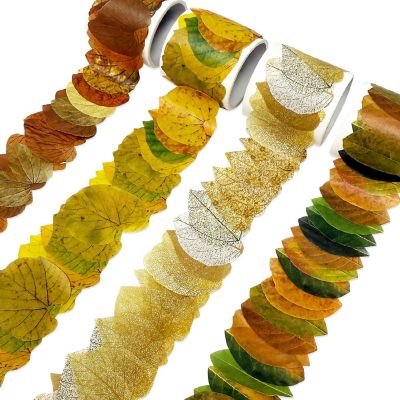 Wrapables Fall Leaves Washi Tapes Stickers 4 Rolls 200pcs Image 1