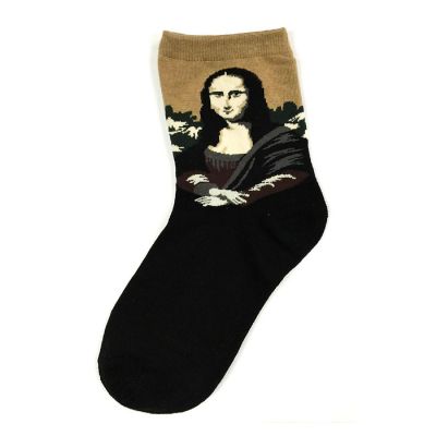 Wrapables Famous Painting Masterpiece Artwork Crew Socks (5 pairs), Collection 1 Image 1