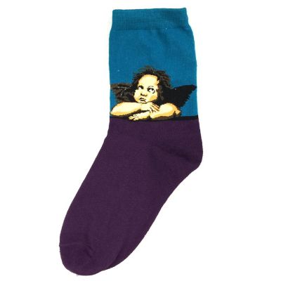 Wrapables Famous Painting Masterpiece Artwork Crew Socks (5 pairs), Collection 2 Image 2