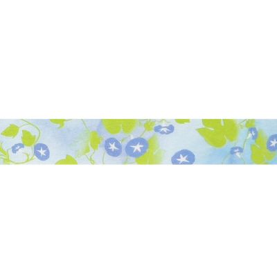 Wrapables Flowers and Greens 15mm x 7M Washi Masking Tape, Sweet Pea Image 2