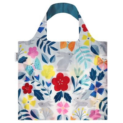 Wrapables Foldable Reusable Shopping Bags, Rabbits Image 1