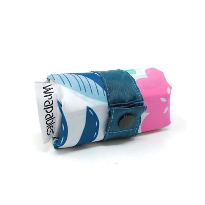 Wrapables Foldable Reusable Shopping Bags, Rabbits Image 2