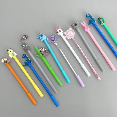 Wrapables Gel Pens (12 pack), Comical Characters Image 1