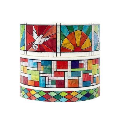 Wrapables Geometric Washi Masking Tape Set (3 Rolls) Image 1