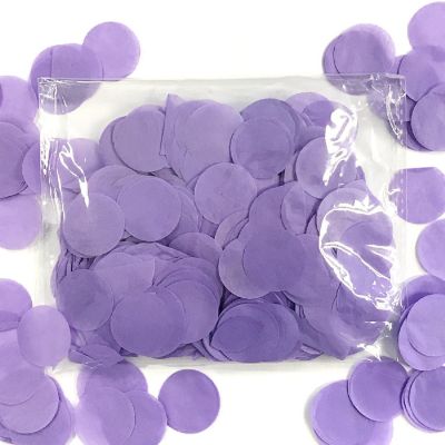 Wrapables Grape 1" Round Tissue Paper Confetti Image 1