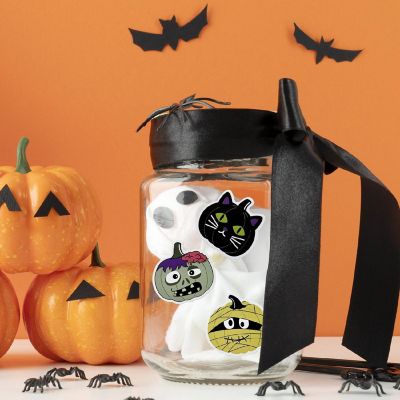 Wrapables Halloween Sticker Roll (500pcs), Assorted Image 3