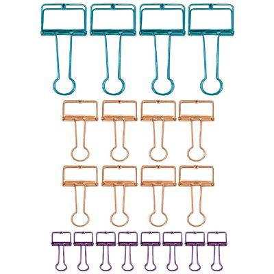 Wrapables Hollow Binder Clips in Assorted Sizes (Set of 20) Image 1