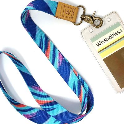 Wrapables Lanyard Keychain and ID Badge Holder, Abstract 1 Image 2