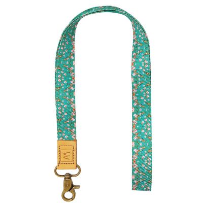 Wrapables Lanyard Keychain and ID Badge Holder, Blossoms & Birds Image 1