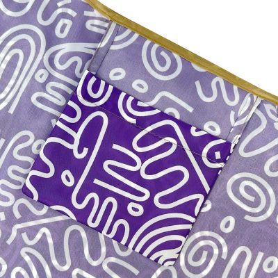 Wrapables Large &amp; Small Nylon Reusable Grocery Bags, Set 2, Swiggle Image 3