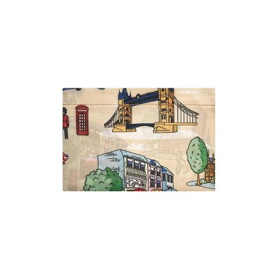 Wrapables Large Nylon Reusable Shopping Bag, Britain Image 3