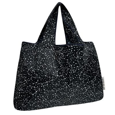 Wrapables Large Nylon Reusable Shopping Bag, Constellations Image 1