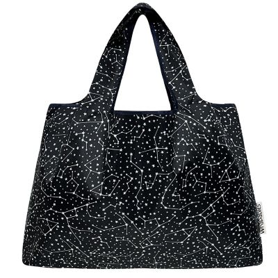 Wrapables Large Nylon Reusable Shopping Bag, Constellations Image 2