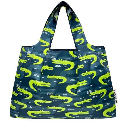 Wrapables Large Nylon Reusable Shopping Bag, Gators Image 2