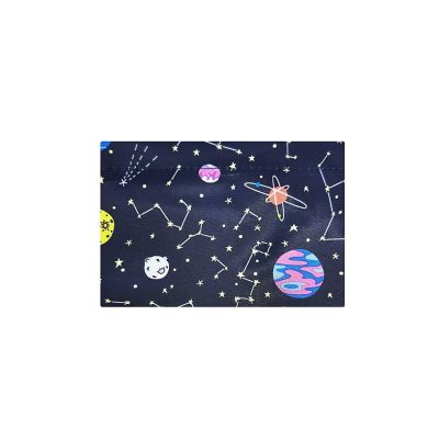 Wrapables Large Nylon Reusable Shopping Bag, Outer Space Image 3