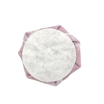 Wrapables Lavender Burlap Lace Rosette 3 Inch Diameter (Set of 12) Image 1