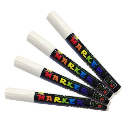 Wrapables Liquid Chalk Pen Set Of 4, White Image 1