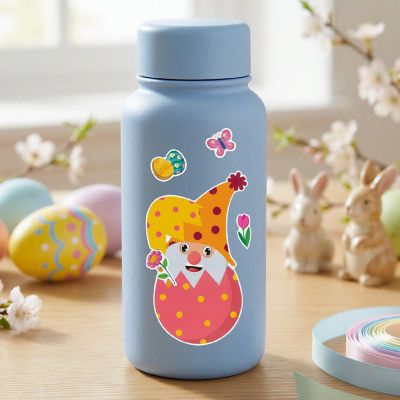 Wrapables Make a Face Stickers (24 Sheets), Easter Pals Image 3