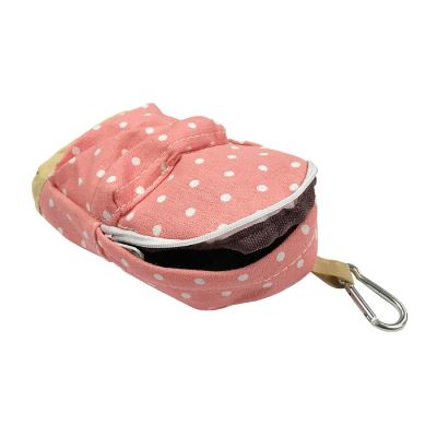 Wrapables Mini Backpack Pencil Case Pouch, Pink Image 2