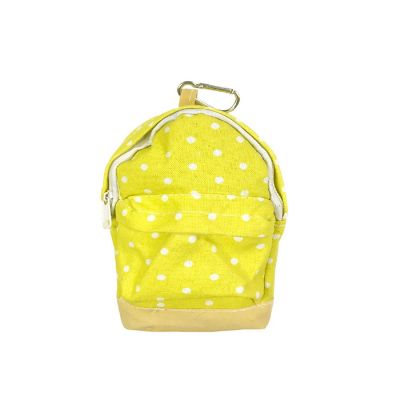 Wrapables Mini Backpack Pencil Case Pouch, Yellow Image 1