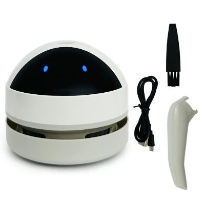 Wrapables Mini Portable USB Desktop Vacuum, Robot Image 1