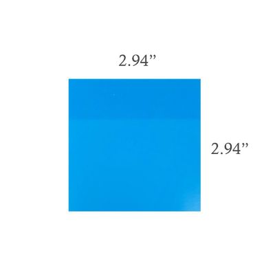 Wrapables Multicolor Transparent Sticky Notes, Waterproof Self-Adhesive Memos (Set of 5) Image 1