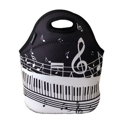 Wrapables Musical Notes Insulated Neoprene Lunch Bag Image 1