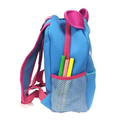 Wrapables Neoprene Fun Pals Backpack for Toddlers, Light Blue Dog Image 1
