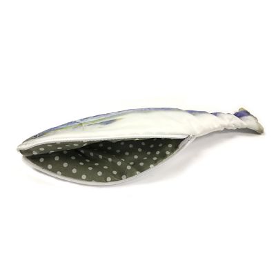 Wrapables Novelty Fish Style Pencil Case, Blue Image 1