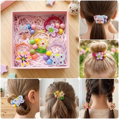 Wrapables Ouchless Floral Spring Hair Ties (10pcs) Image 2