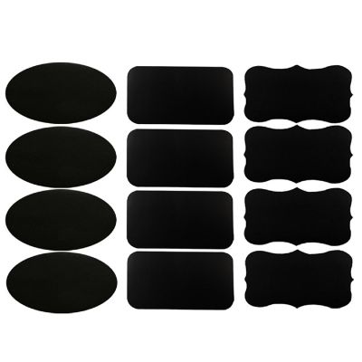 Wrapables Oval/Rectangle/ Fancy Rectangle Chalkboard Labels/Stickers, 2.5 x 1.75 Inch, Set of 48 Image 1
