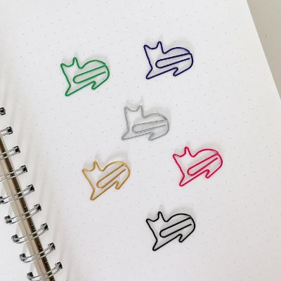Wrapables Paper Clips (Set of 50), Cats Image 3