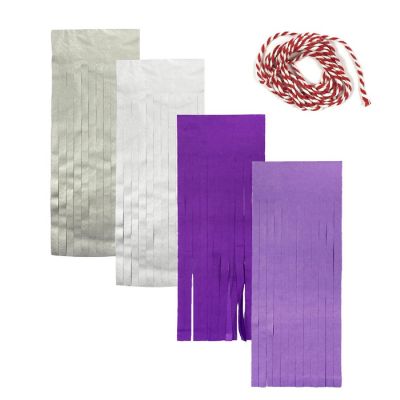 Wrapables Passion 14 Inch Tissue Tassels (Set of 12) with Baker&#226;&#8364;&#8482;s Twine Party Decorations Image 1