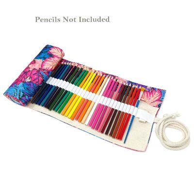 Vepoty Leinwand Stiftrolle – 72 Slots, Roll-up Design Für Stifte, Pinsel & Zeichenzubehör, Praktisch Für Unterwegs