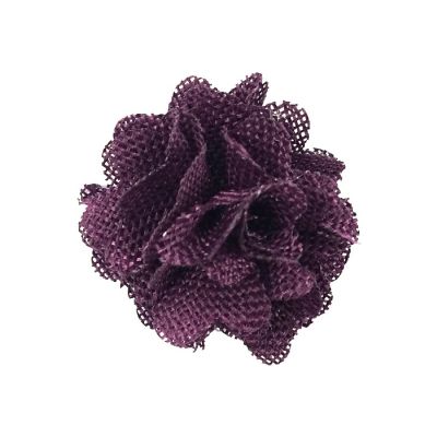 Wrapables Purple Burlap Flower Embellishment Burlap Roses (20pcs) Image 1