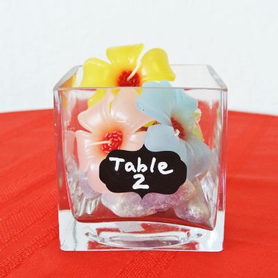 Wrapables Set of 60 Chalkboard Labels / Chalkboard Stickers, 2" x 1.25" Fancy Rectangle With Chalk Pen Image 2