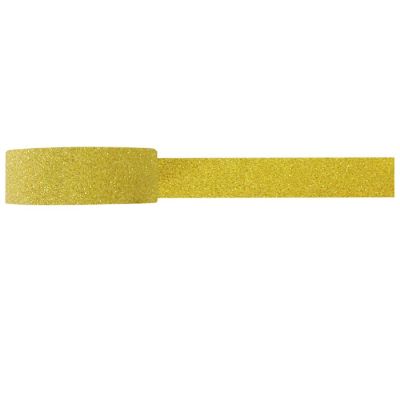Wrapables Shimmer Washi Masking Tape, Gold Image 1
