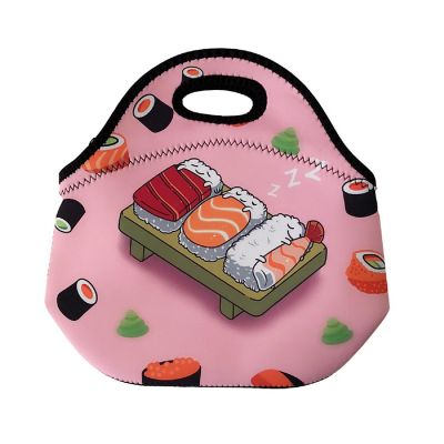 Wrapables Sleeping Sushi Insulated Neoprene Lunch Bag Image 1